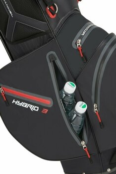 Golfbag Big Max Aqua Hybrid 3 Stand Bag Black Golfbag - 4