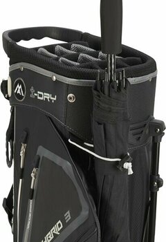 Golfbag Big Max Aqua Hybrid 3 Stand Bag Grey/Black Golfbag - 5