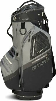 Golflaukku Big Max Dri Lite V-4 Cart Bag Grey/Black Golflaukku - 3