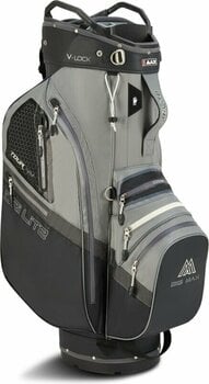 Golf Bag Big Max Dri Lite V-4 Cart Bag Grey/Black Golf Bag - 4