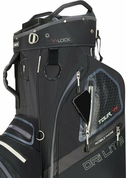 Golf Bag Big Max Dri Lite V-4 Cart Bag Black Golf Bag - 6