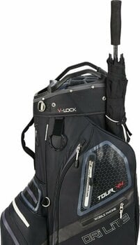 Golfbag Big Max Dri Lite V-4 Cart Bag Black Golfbag - 7