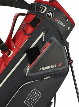 Golf Bag Big Max Aqua Hybrid 3 Stand Bag Red/Black Golf Bag - 7