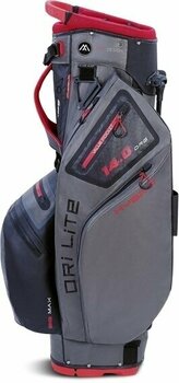 Stand Bag Big Max Dri Lite Hybrid 2 Charcoal/Black/Red Stand Bag - 3