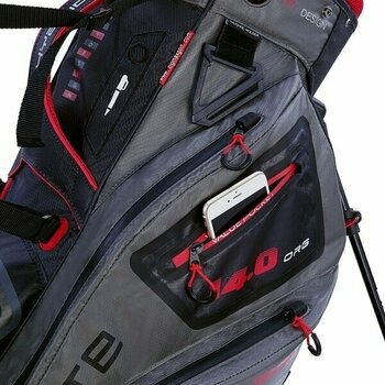 Golf Bag Big Max Dri Lite Hybrid 2 Charcoal/Black/Red Golf Bag - 7