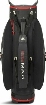 Golftaske Big Max Dri Lite V-4 Cart Bag Charcoal/Black/Red Golftaske - 4