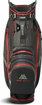 Golftas Big Max Dri Lite V-4 Cart Bag Charcoal/Black/Red Golftas - 5