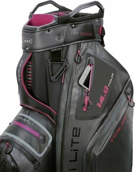 Golfbag Big Max Dri Lite Tour Charcoal/Merlot Golfbag - 6