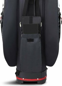 Golf Bag Big Max Dri Lite V-4 Cart Bag Charcoal/Black/Red Golf Bag - 9