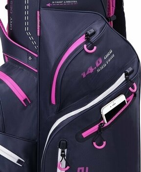 Golf Bag Big Max Dri Lite Silencio 2 Steel Blue/Silver/Fuchsia Golf Bag - 7