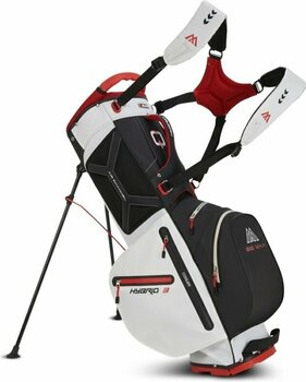 Golf Bag Big Max Aqua Hybrid 3 Stand Bag Black/White/Red Golf Bag - 3