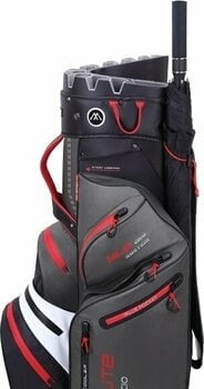 Golf torba Cart Bag Big Max Dri Lite Silencio 2 Charcoal/White/Black/Red Golf torba Cart Bag - 6