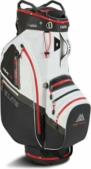 Golflaukku Big Max Dri Lite V-4 Cart Bag Black/White/Red Golflaukku - 3