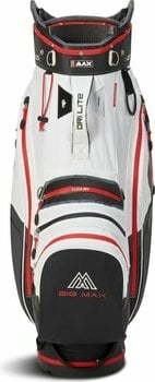 Golf Bag Big Max Dri Lite V-4 Cart Bag Black/White/Red Golf Bag - 4