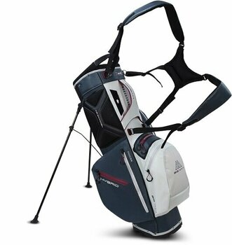 Golf Bag Big Max Dri Lite Hybrid 2 White/Blueberry/Merlot Golf Bag - 6