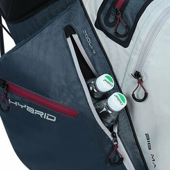 Golf Bag Big Max Dri Lite Hybrid 2 White/Blueberry/Merlot Golf Bag - 8