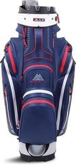Cart Bag Big Max Dri Lite Silencio 2 Navy/Silver/Red Cart Bag - 1