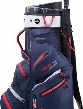 Golf Bag Big Max Dri Lite Silencio 2 Navy/Silver/Red Golf Bag - 6