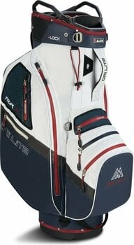 Golfbag Big Max Dri Lite V-4 Cart Bag Blueberry/White/Merlot Golfbag - 3