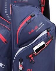 Cart Bag Big Max Dri Lite Silencio 2 Navy/Silver/Red Cart Bag - 6