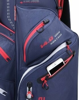 Golfbag Big Max Dri Lite Silencio 2 Navy/Silver/Red Golfbag - 7