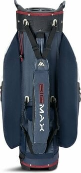 Golf Bag Big Max Dri Lite V-4 Cart Bag Blueberry/White/Merlot Golf Bag - 4