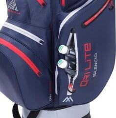 Cart Bag Big Max Dri Lite Silencio 2 Navy/Silver/Red Cart Bag - 7