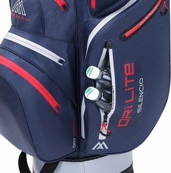 Golf Bag Big Max Dri Lite Silencio 2 Navy/Silver/Red Golf Bag - 8