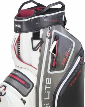 Golf Bag Big Max Dri Lite Tour Grey/Black/Merlot Golf Bag - 6