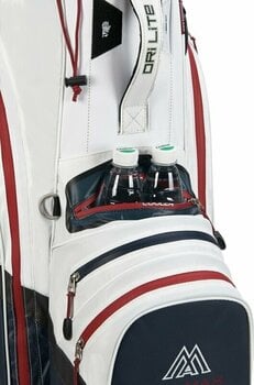Cart Bag Big Max Dri Lite V-4 Cart Bag Blueberry/White/Merlot Cart Bag - 8