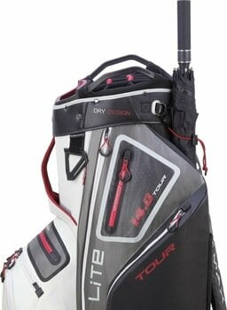 Golf Bag Big Max Dri Lite Tour Grey/Black/Merlot Golf Bag - 7