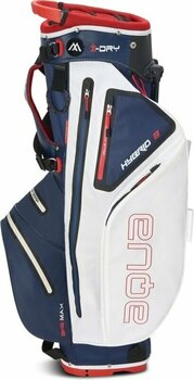 Golf Bag Big Max Aqua Hybrid 3 Stand Bag Navy/White/Red Golf Bag - 2