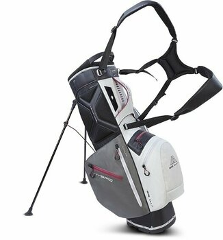 Golf torba Stand Bag Big Max Dri Lite Hybrid 2 White/Charcoal/Black/Merlot Golf torba Stand Bag - 6