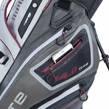 Golf Bag Big Max Dri Lite Hybrid 2 White/Charcoal/Black/Merlot Golf Bag - 9