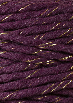 Šňůra  Bobbiny Macrame Cord 5 mm Golden Blackberry Šňůra  - 2