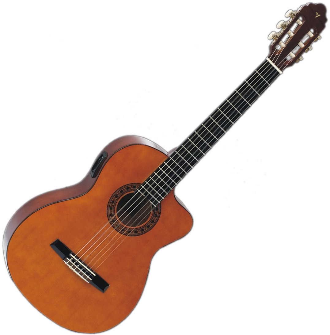 Guitarra clássica com pré-amplificador Valencia CG 160 CE Natural