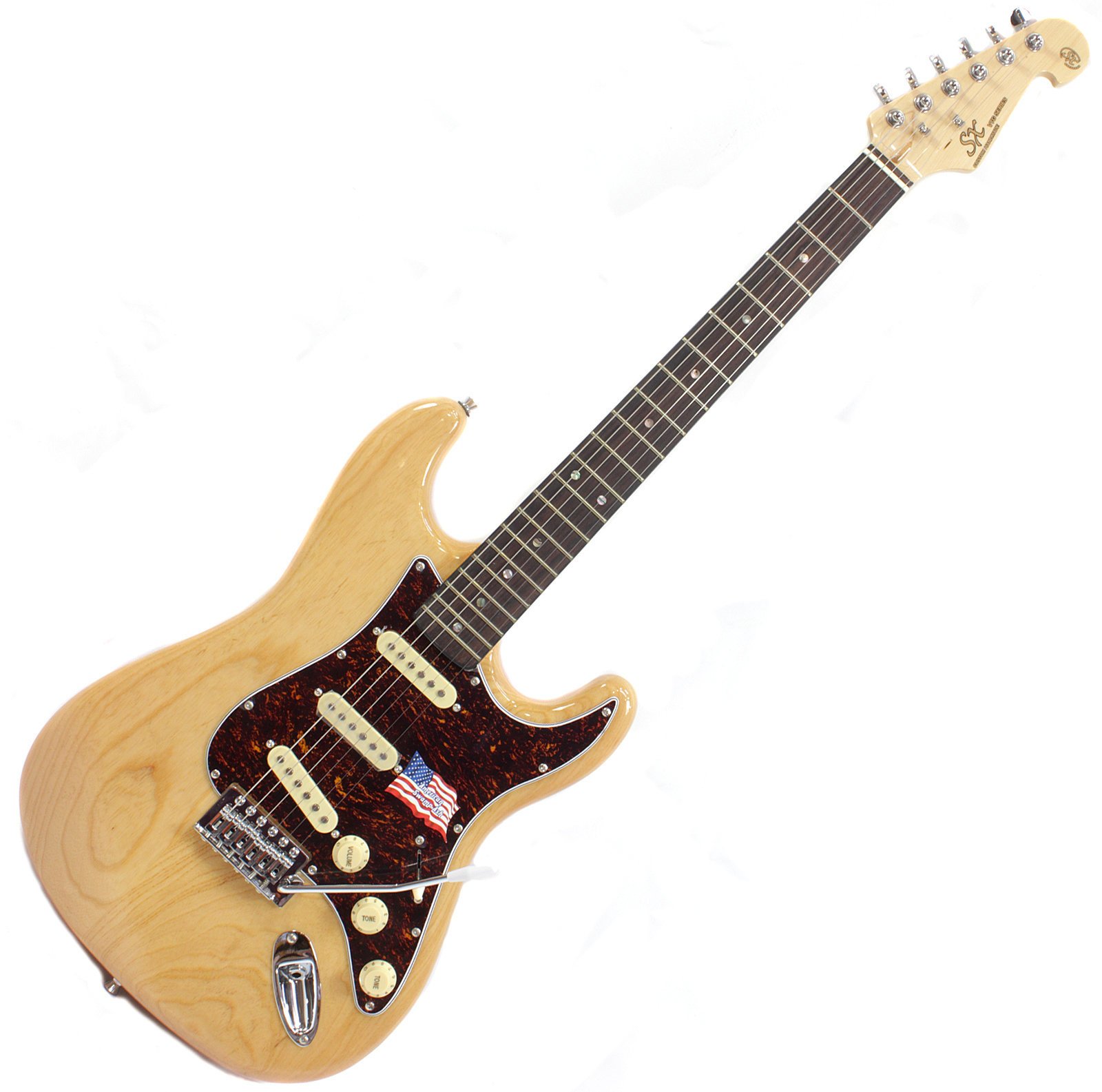 Elektrická kytara SX SST/ASH/R Ash RW Palisandr