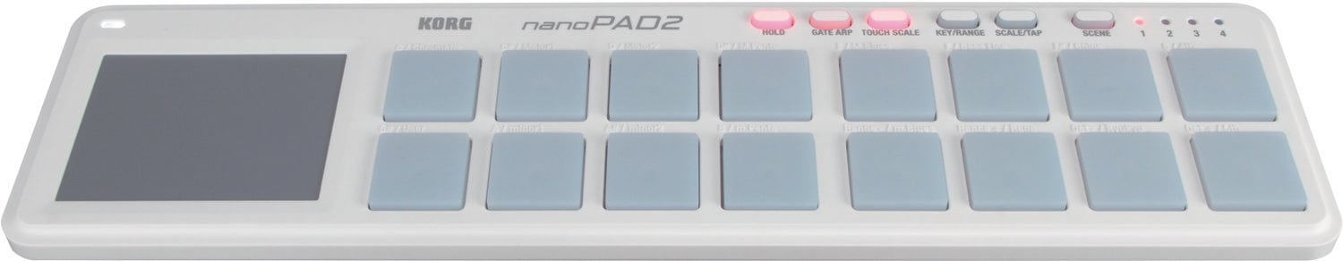 MIDI kontroler, MIDI ovladač Korg nanoPAD2 WH