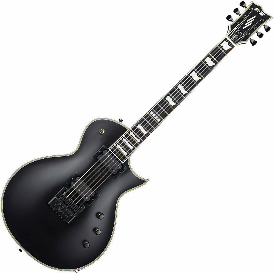 Elektromos gitár ESP E-II Eclipse Evertune Black