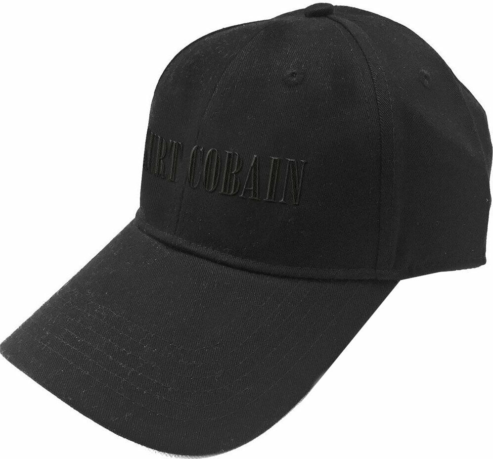 Hattukorkki Kurt Cobain Hattukorkki Logo Black