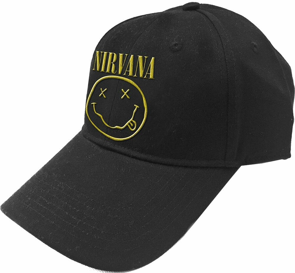Casquette Nirvana Casquette Logo & Happy Face Black