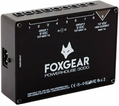 Gitáreffekt tápegység Foxgear Powerhouse 3000 - 1