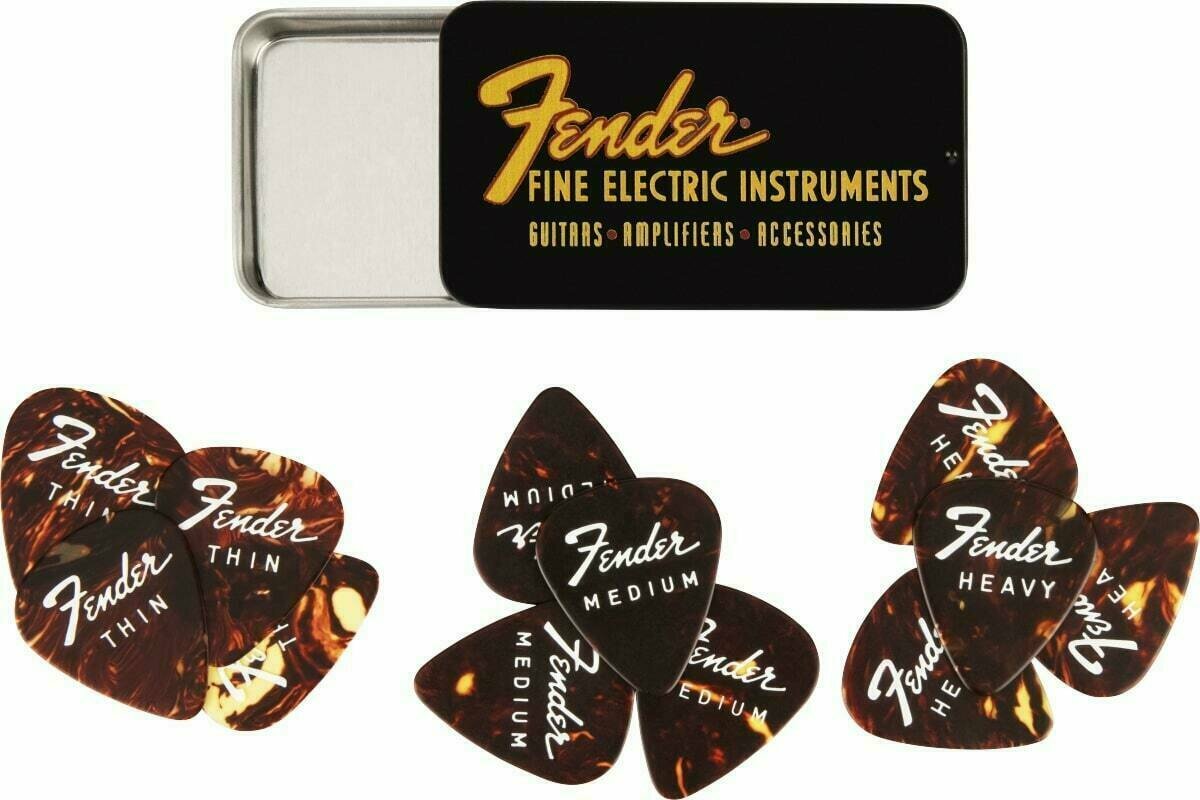 Levně Fender Fine Electric Pick Tin Trsátko