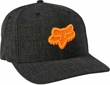 Kšiltovka FOX Transposition Flexfit Hat Black/Orange S/M Kšiltovka - 1