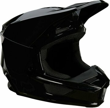 Helm FOX V1 Plaic Helmet Black 2XL Helm - 1