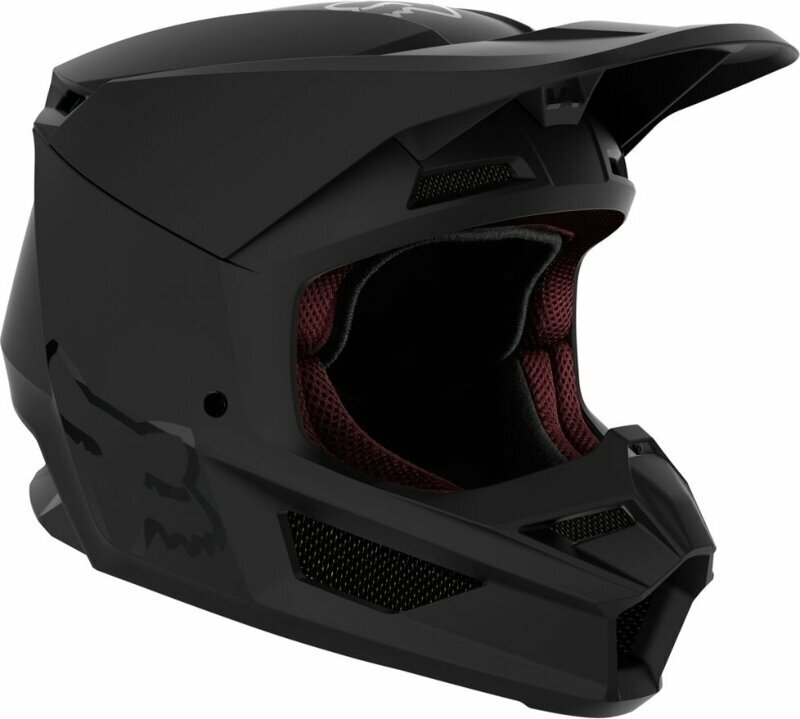 Casque FOX Youth V1 Helmet Matte Black YS Casque