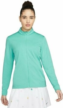 Pulover s kapuco/Pulover Nike Dri-Fit Full-Zip Teal/White S - 1