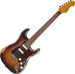 Chitară electrică Vintage V6HMRSB Distressed Sunburst Chitară electrică (Defect)