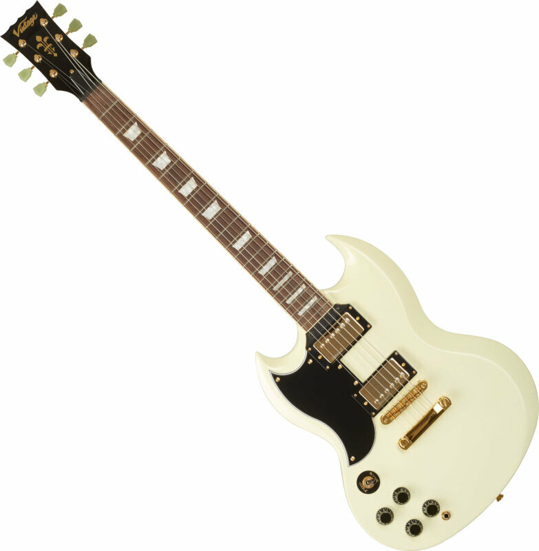 Elektrisk guitar Vintage LVS6VW White