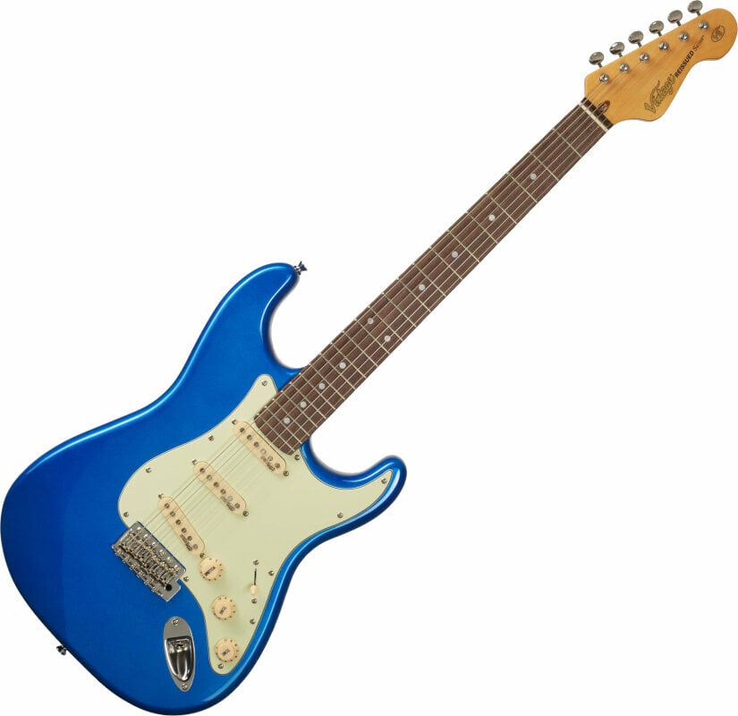 E-Gitarre Vintage V6CAB Candy Apple Blue